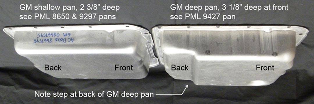 Comparison between 4l60e shallow and deep transmission oil pans - CPT 4l60e