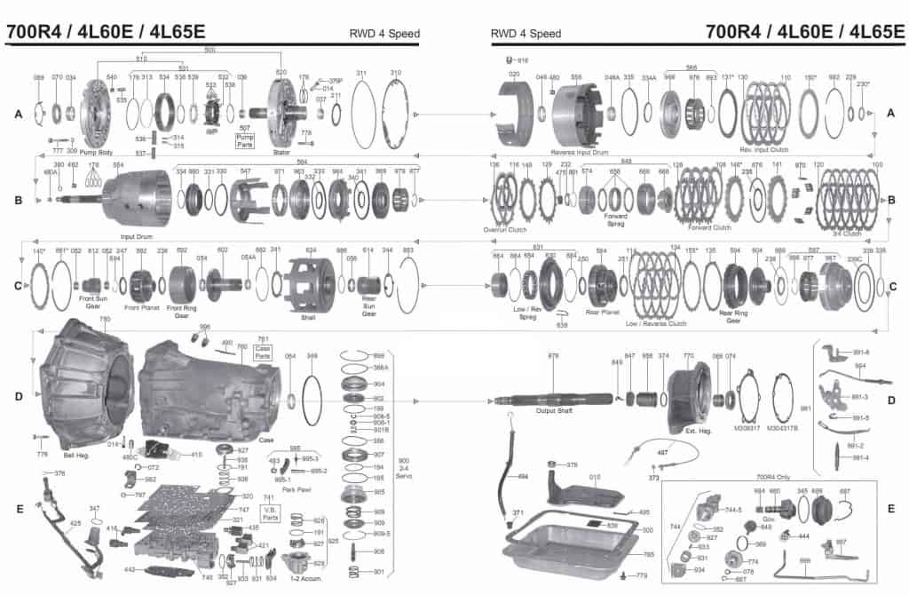 4l60e Transmission Exploded View Diagram CPT 4l60e